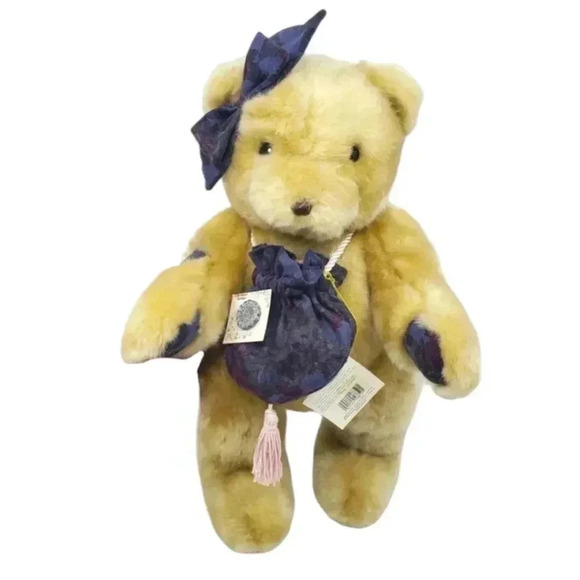 Cherished Teddies “Friendship” Bear – 2000 Vintage 15" Tan Plush Collectible - Picture 2 of 11